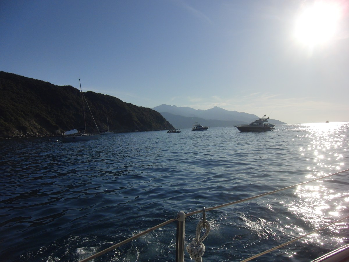Il tratto di mare da Enfola verso Marciana Marina isola d'Elba